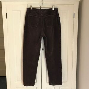JONES NY SPORT DEEP BROWN CORDUROY PANTS